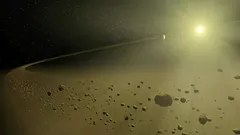 Hoeveel stof valt er vanuit de ruimte op aarde en hoeveel wordt er door de mensheid geproduceerd?