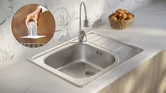 Als ik van huis ga, leg ik altijd een glas en een vel papier in de wasbak. Dan ben ik gerust dat alles in orde blijft.